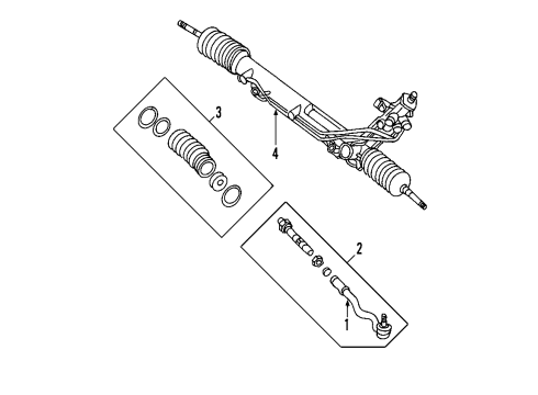 2004 BMW 545i P/S Pump & Hoses, Steering Gear & Linkage Tandem Pump Diagram for 32416762175