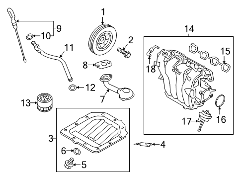 2019 Kia Rio Filters Valve Assembly-Check Diagram for 283272B610