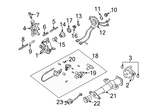 1997 Buick Park Avenue Housing & Components Tumbler, Ignition Lock Cyl Diagram for 12453788