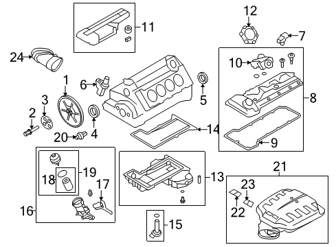 2009 BMW M3 Filters Oil Filter With Oil Cooler Connection Diagram for 11427841587