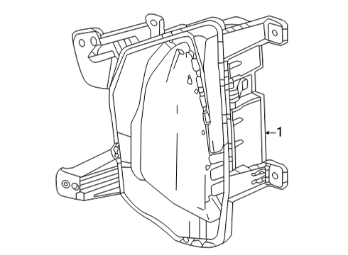 2022 Chevrolet Equinox Signal Lamps Fog Lamp Assembly Diagram for 85107677