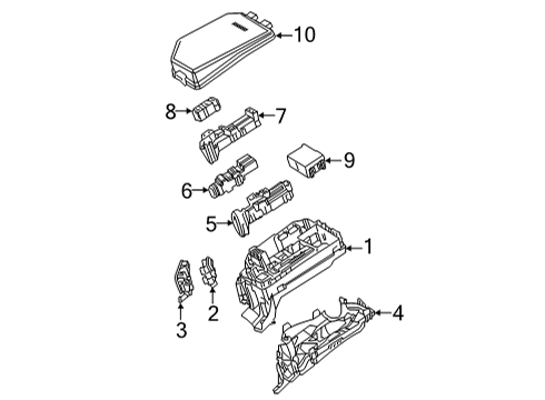 2022 Toyota Corolla Cross Fuse & Relay Fuse & Relay Box Diagram for 82741-0A020