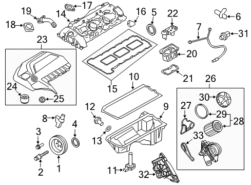 2012 BMW 335is Senders Right Fuel Level Sensor Diagram for 16117159162
