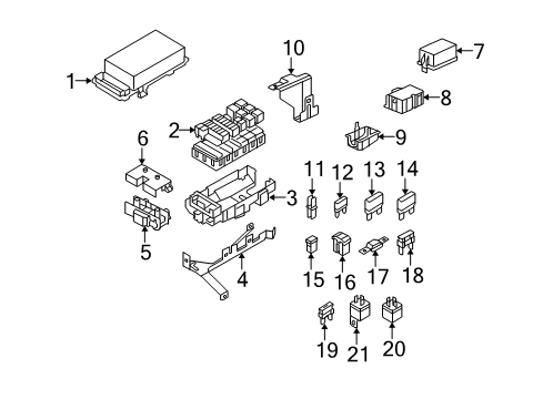 2009 Ford E-350 Super Duty Fuse & Relay Relay Diagram for 9L2Z-14N089-A