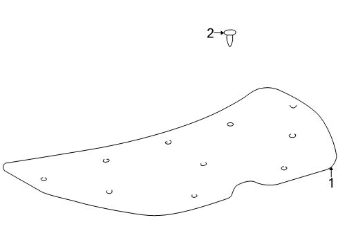 Diagram for 2002 Toyota Prius Interior Trim - Trunk Lid 