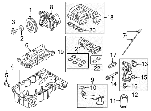 2014 Lincoln MKZ Senders Fuel Gauge Sending Unit Diagram for EG9Z-9A299-A