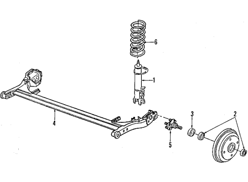 1990 Ford Festiva Ignition System Ignition Coil Diagram for FOBZ12029A