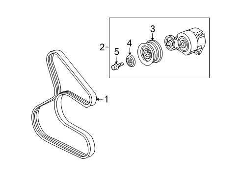 2009 Honda S2000 Belts & Pulleys Tensioner Assy., Auto Diagram for 31170-PCX-003