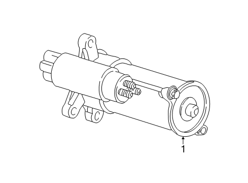 2000 Lincoln LS Starter Starter Diagram for XW4Z-11002-AC