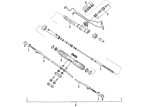 1988 Chevrolet Beretta P/S Pump & Hoses, Steering Column, Steering Gear & Linkage Power Steering Pump Diagram for 26004060