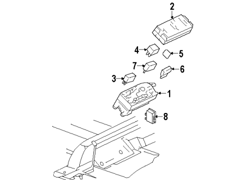 2002 Oldsmobile Aurora Chassis Electrical - Fog Lamps Circuit Breaker Diagram for 15328794
