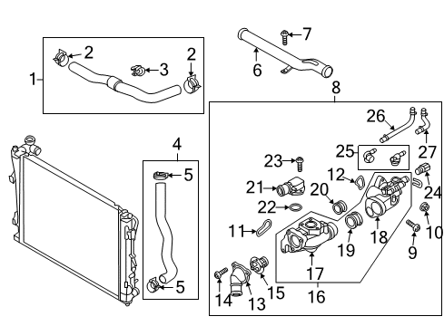 2012 Hyundai Azera Powertrain Control Engine Control Module Unit Diagram for 39110-3CHN0