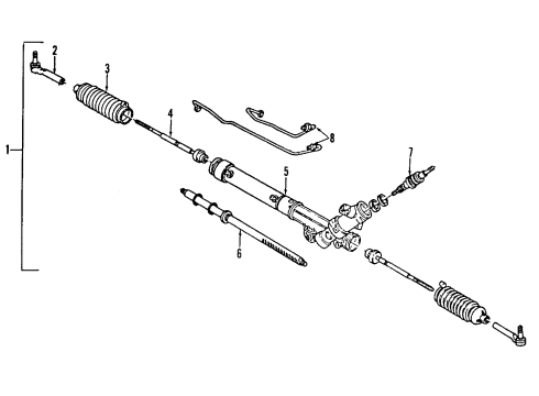 1992 Oldsmobile Silhouette P/S Pump & Hoses, Steering Gear & Linkage Seal Kit-Hydraulic Pump Diagram for 26027174