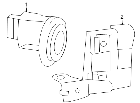 2011 Toyota RAV4 Anti-Theft Components Control Module Diagram for 89784-0R010