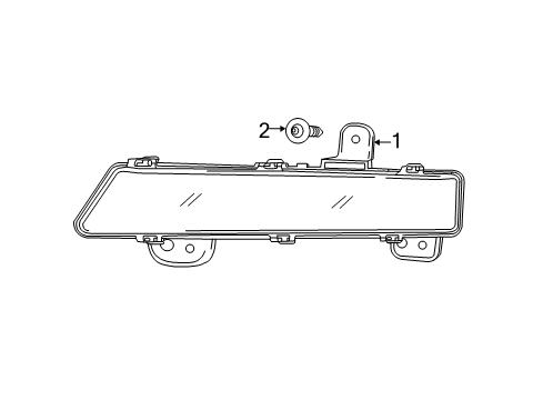 2015 Chevrolet SS Daytime Running Lamps Daytime Run Lamp Diagram for 92253949