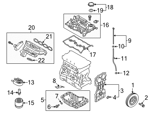 2021 Kia Stinger Throttle Body Body Assembly-Throttle Diagram for 351002C900