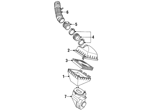 1993 Ford Thunderbird Powertrain Control Crankshaft Sensor Diagram for F3SZ6C315AA