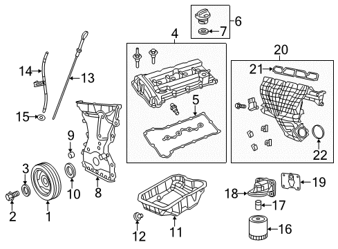 2007 Jeep Patriot Throttle Body T/Body Diagram for 4891735AD