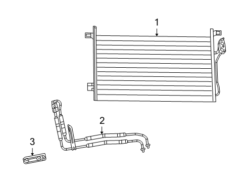 2020 Dodge Journey Trans Oil Cooler Hose-Oil Cooler Pressure And Ret Diagram for 5058402AG