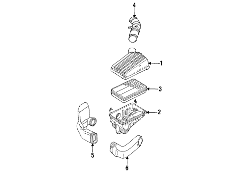 1995 Isuzu Rodeo Filters Hose, Connecting Diagram for 8-97063-349-1