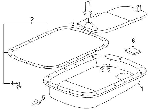 2002 BMW Z3 Transmission Screw Plug, Inner Torx Diagram for 24111423986