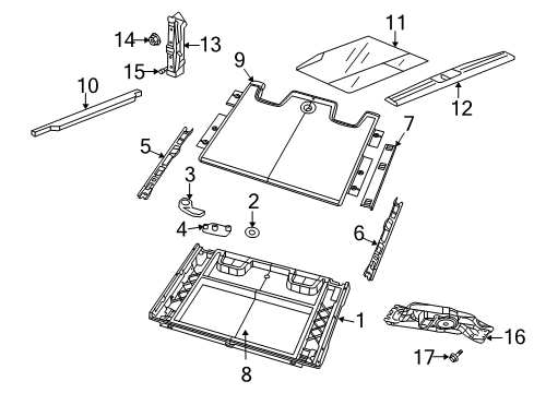 2008 Dodge Nitro Interior Trim - Rear Body Handle-Load Floor Release Diagram for 68018124AA