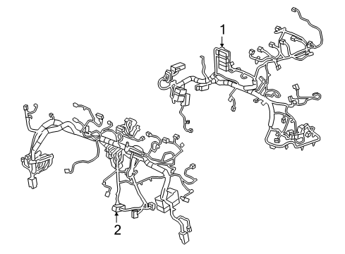 2019 Chevrolet Equinox Wiring Harness Engine Harness Diagram for 12686792