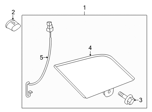 2005 Infiniti Q45 Combination Lamps Body Assembly-Combination Lamp, LH Diagram for 26559-AT600