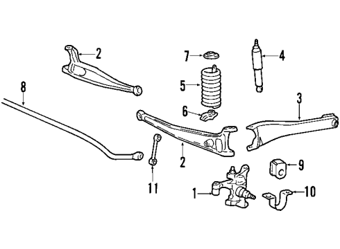 2009 Ford F-350 Super Duty Front Suspension, Stabilizer Bar, Suspension Components Bushings Diagram for 7C3Z-5484-C