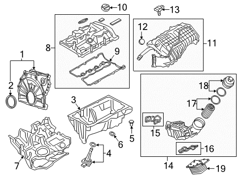 2018 BMW 740e xDrive Powertrain Control Dme Engine Control Module Diagram for 12149487767