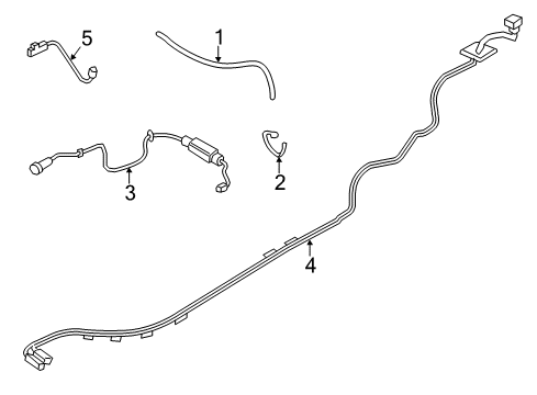 2015 BMW 740Li Electrical Components Cable Set, Electric.Refrigerant Compressor Diagram for 12437625257