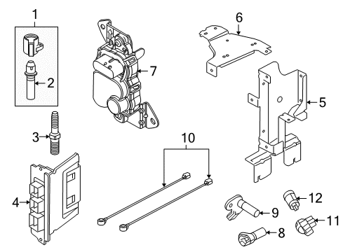 Thumbnail Electrical - Ignition System (5.4L) for 2007 Ford Mustang Fuel Supply
