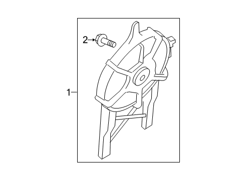 2005 Nissan Xterra A/C Condenser Fan