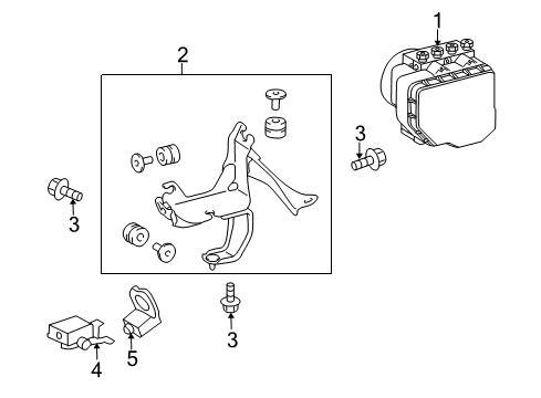 Thumbnail Electrical - Abs Components for 2010 Lexus IS350 Stability Control