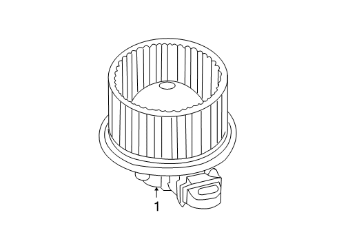 2010 Ford Escape Blower Motor & Fan