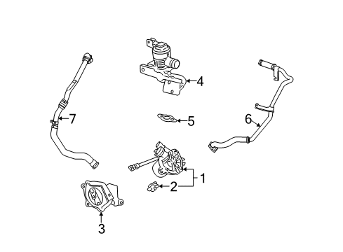 Thumbnail Emission System - Emission Components (Air Injection System) for 2007 Pontiac G5 Emission Components