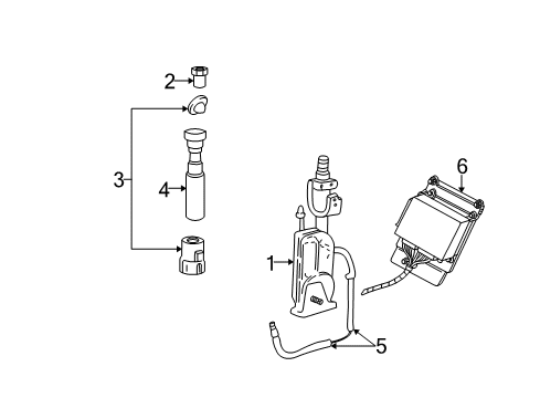 Thumbnail Electrical - Antenna (Power Antenna) for 2002 Ford Taurus Antenna & Radio