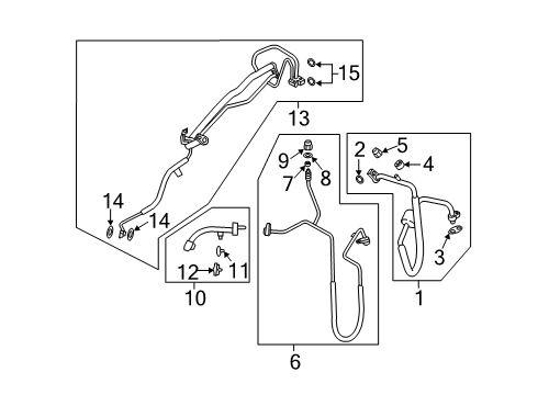 2020 Ford Expedition A/C Condenser, Compressor & Lines