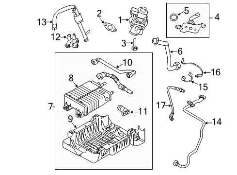 Thumbnail Emission System - Emission Components (2009-12,3.0L) for 2009 Ford Escape Powertrain Control