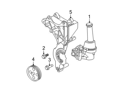 Thumbnail Steering Gear & Linkage - Pump & Hoses (5.3L) for 2010 Chevrolet Colorado P/S Pump & Hoses, Steering Gear & Linkage