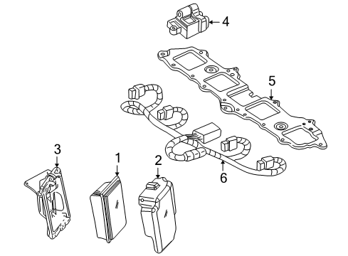 Thumbnail Electrical - Ignition System for 2006 Hummer H2 Powertrain Control