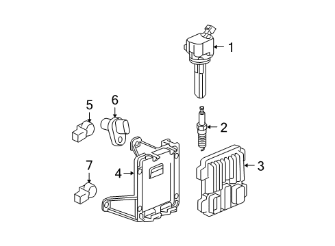 Thumbnail Electrical - Ignition System (2.9L,3.7L) for 2009 Chevrolet Colorado Powertrain Control