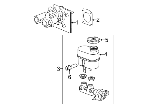 Thumbnail Cab - Components On Dash Panel (3/4 & 1 Ton,Standard) for 2009 Chevrolet Silverado 3500 HD Hydraulic System