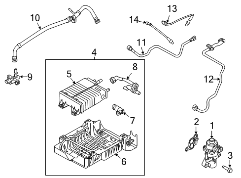 Thumbnail Emission System - Emission Components (2009-12) for 2009 Ford Escape Powertrain Control