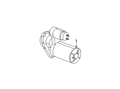 Thumbnail Electrical - Starter (6.6L Turbo Diesel) for 2007 GMC Sierra 2500 HD Starter, Electrical