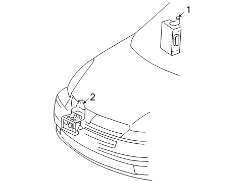 Thumbnail Electrical - Cruise Control System for 2010 Toyota Sienna Cruise Control System