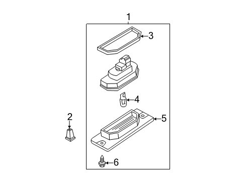 Thumbnail Rear - License Lamps for 2002 Nissan Maxima Bulbs