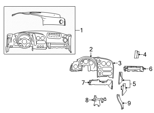 Mopar 4865530AA CHUTE-AIRBAG