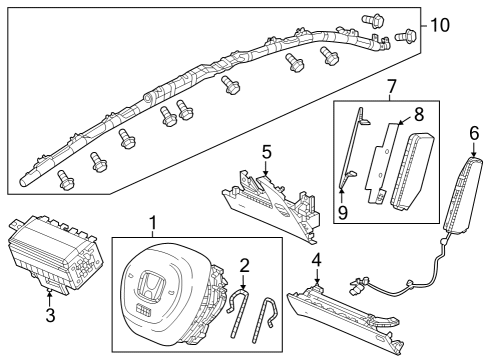 Acura 90137-TVA-A01 BOLT, GROUND (6X20)