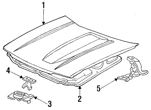 Mopar 4615955 Hood Latch Assembly